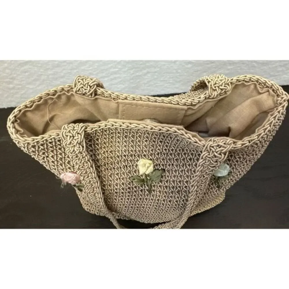 Little Girl's  Small Crochet Tote Bag‎